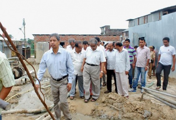 MLA team visits construction site at MG Bazzar